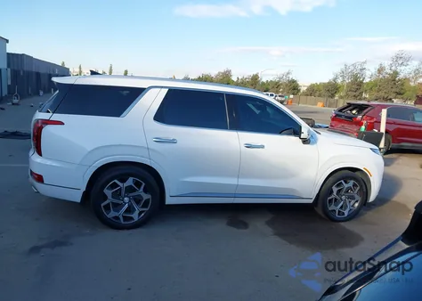 2022 Hyundai Palisade Calligraphy z USA, uszkodzony, nr VIN KM8R7DHE3NU356853